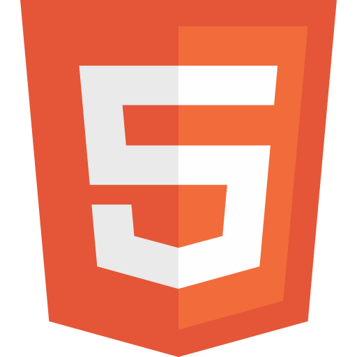 Logo HTML5 - compétence développement web - Lucas Jimenez