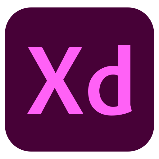 Logo Adobe XD - compétence webdesign - Lucas Jimenez
