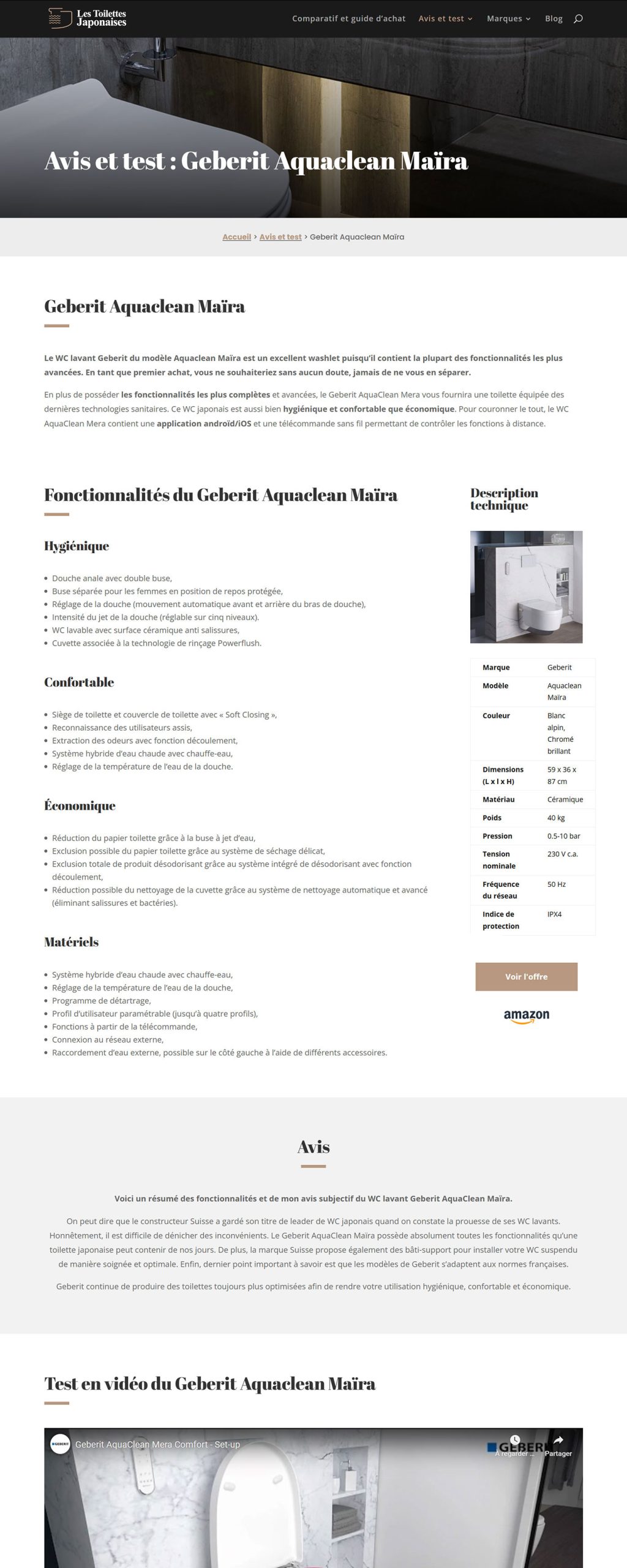 Portfolio : Les Toilettes Japonaises : Avis et test