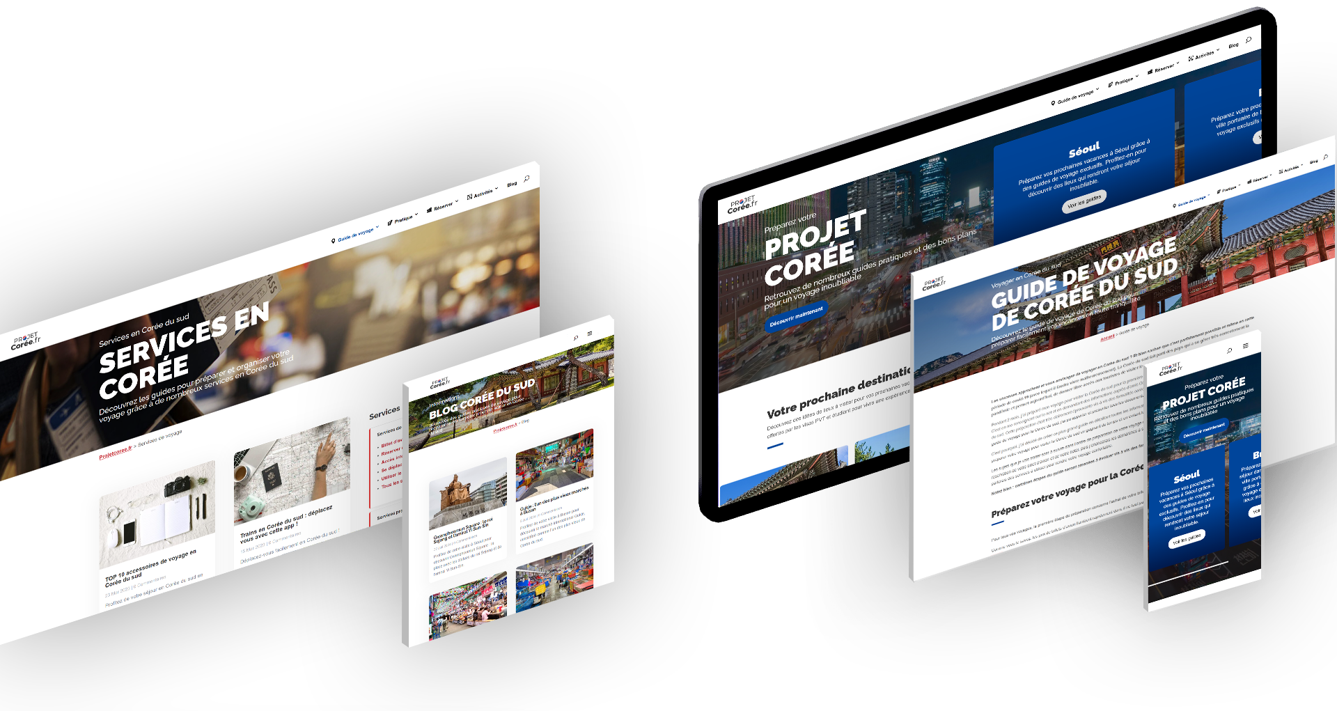 Portfolio : Présentation de Projet Corée en images
